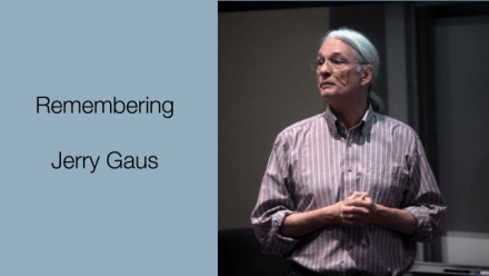 Remembering Jerry Gaus